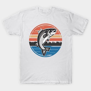 Retro Salmon T-Shirt